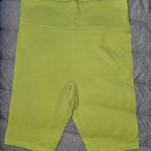 Wild Fable Lime Green bike shorts
